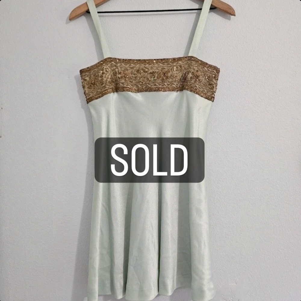 SOLD! Vintage Joanna Nelson • Silky Slip Dress - Picture 1 of 10